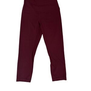 Lululemon Athletica Deep Red Leggings